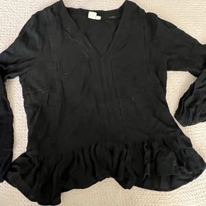 gap lightweight peasant- style top